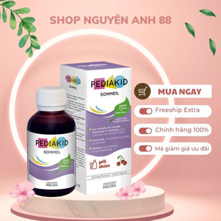 Siro giúp ngủ ngon cho bé từ 6 tháng tuổi trở lên Pediakid Sommei của Pháp mẫu mới shopnguyenanh88