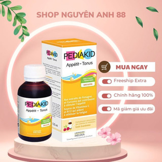 VITAMIN PEDIAKID APPETIT TONUS (125ML) Siro Cho Bé Biếng Ăn Giúp Bé Ăn Ngon Tăng Sức Đề Kháng Cho Trẻ Từ 6 tháng tuổi