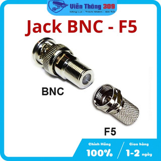 Jack BNC và F5 - Bộ đầu nối tín hiệu chuyên dùng cho camera lõi đồng