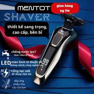 Máy cạo râu 4D SHAVER, Máy cạo râu KARUI thông minh đa năng 4 trong 1 có kháng nước ipx7 lưỡi dao mài tự động