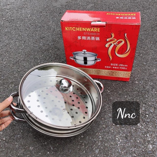 NỒI HẤP INOX 2 TẦNG