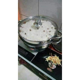 NỒI HẤP INOX 2 TẦNG