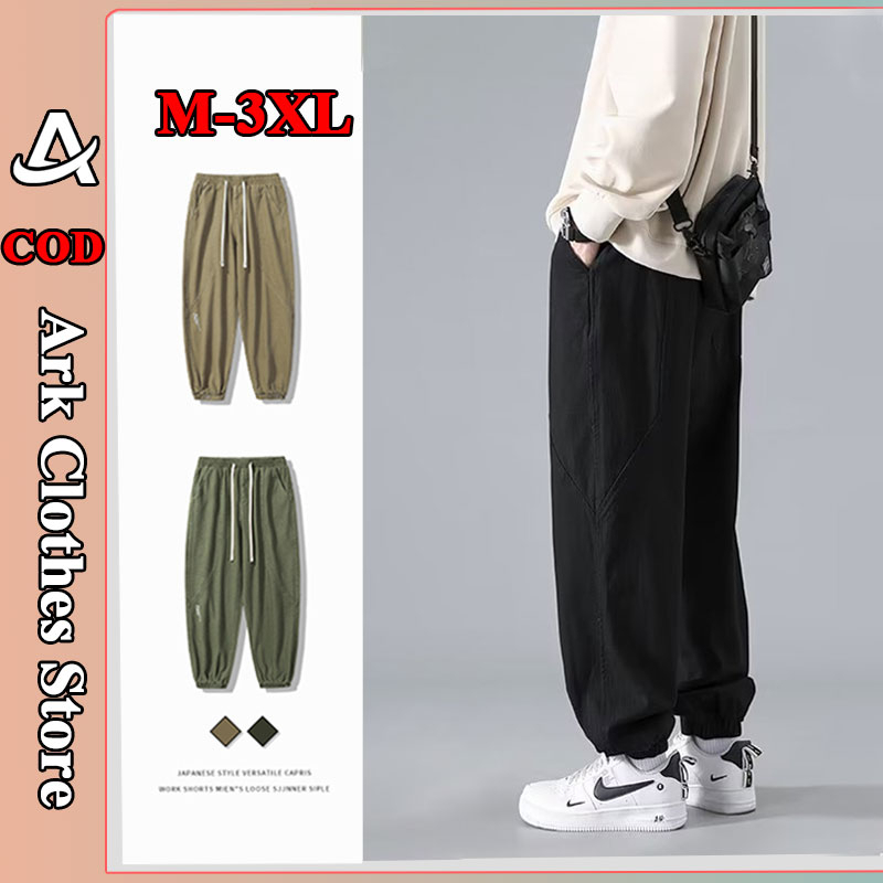 quần nam quần jogger kaki nam quần thun nam quần dài nam hàn quốc dáng thụng cao cấp Thời Trang Mùa Hè chất