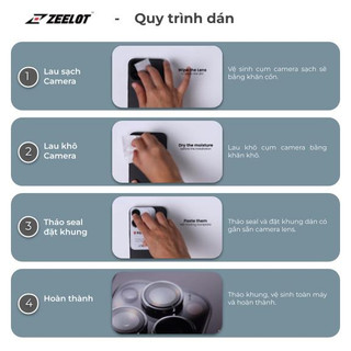 Miếng dán camera cho iPhone 14 / 14 Plus PIshield Zeelot