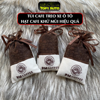 Túi thơm cà phê nguyên chất khử mùi ô tô, phòng khách - Túi cafe khử mùi ô tô, tủ quần áo khử mùi nấm mốc hiệu quả P035