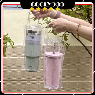 Túi trong suốt đựng bình giữ nhiệt - Túi đựng ly giữ nhiệt đa năng
