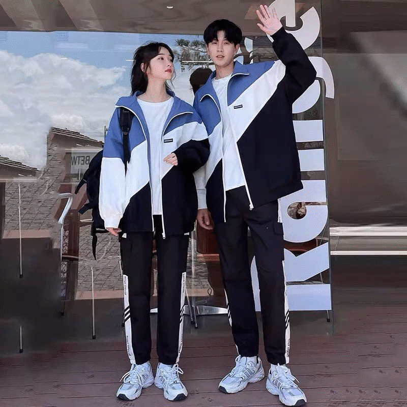 Áo Khoác nam nữ phối màu đẹp mắt