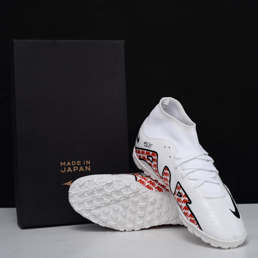 Giày đá bóng nam cổ cao Mercurial Superfly 9 TF khâu full đế, giày đá banh cổ dệt đế cao su non đúc