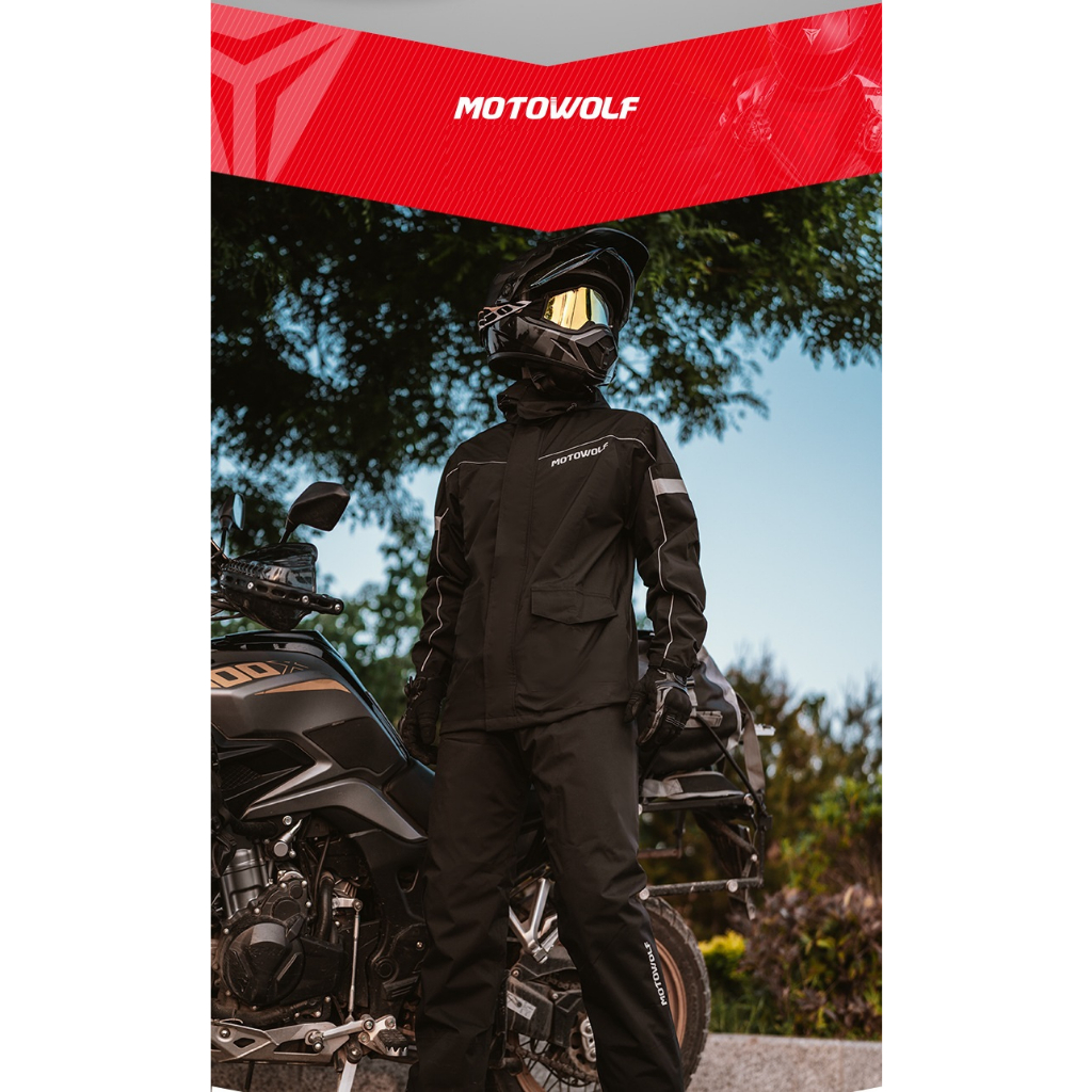 Bộ áo mưa MOTOWOLF MDL0403 - áo mưa quần áo cao cấp