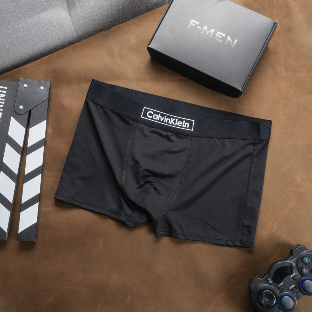 Quần boxer họa tiết ck cao cấp chất thun lạnh kháng khuẩn co giãn 4 chiều-CK 05