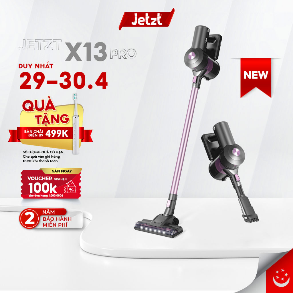 Máy hút bụi cầm tay đa năng không dây Jetzt X13 PRO, hàng chính hãng
