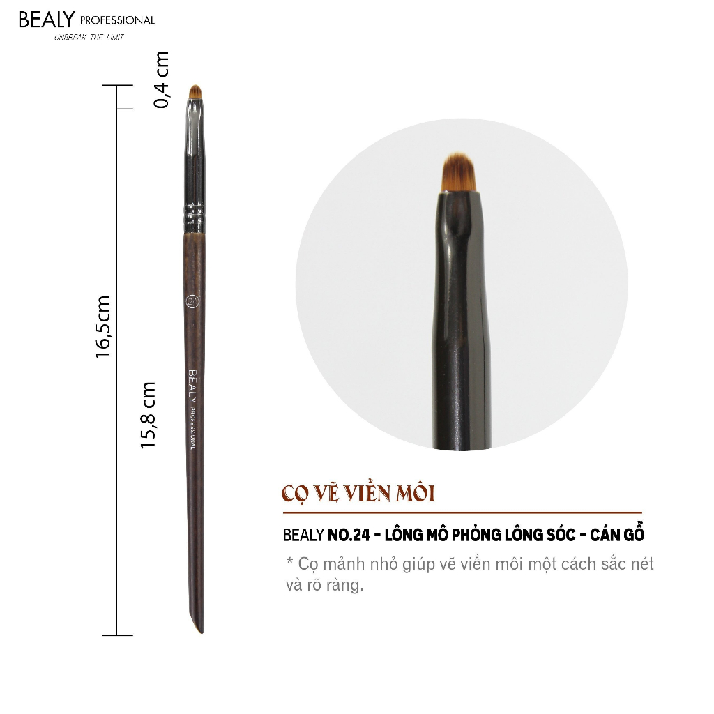 Cọ Vẽ Viền Môi Bealy LT26C- NO.24
