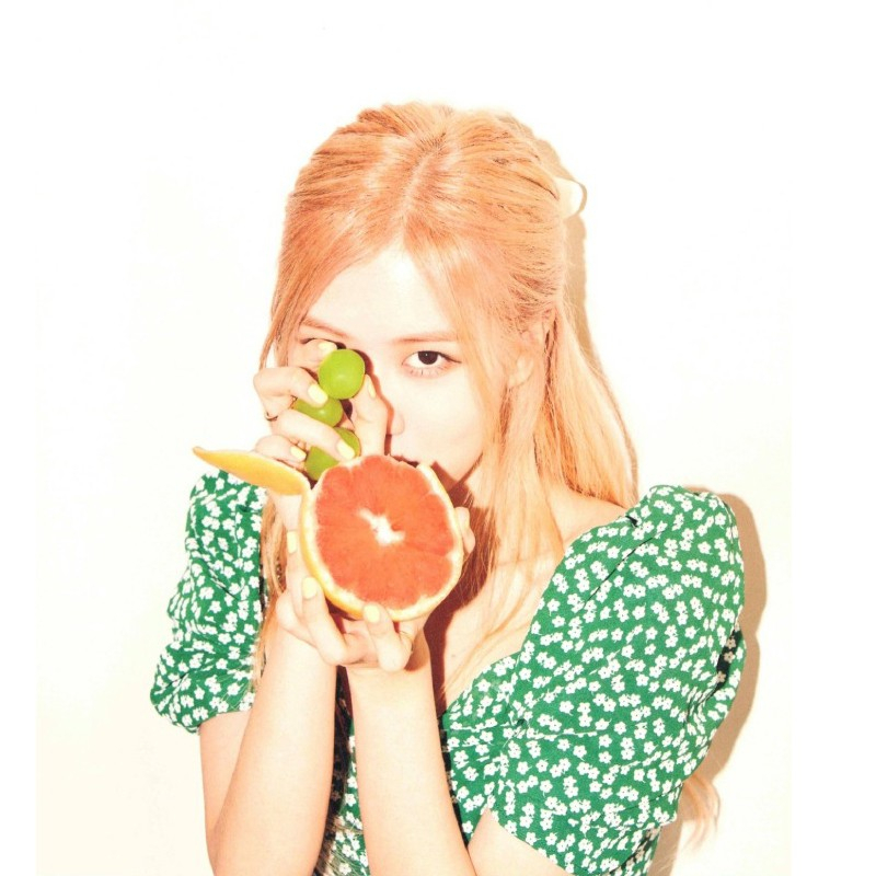 Meiyin__Jumsuit hoa nhí Rose BlackPink màu xanh ulzzang