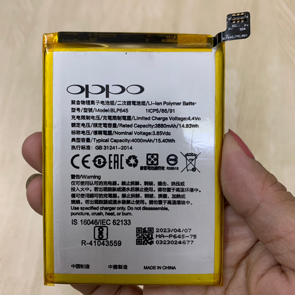 Pin  Oppo R11S Plus  400Mah