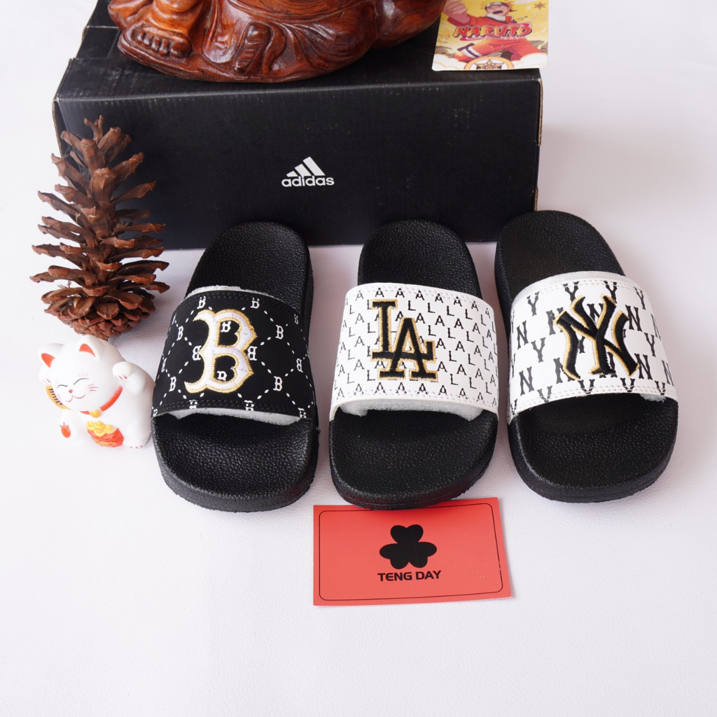 Dép lê trẻ em quai ngang in NY,dép lê bé trai bé gái đế mềm chống trơn trượt hot trend