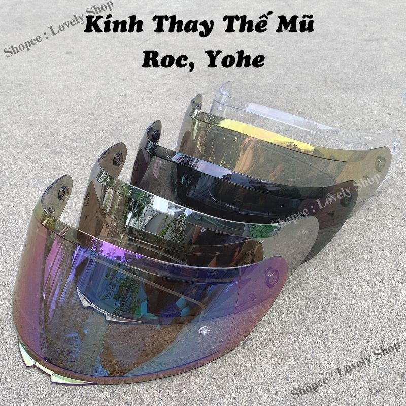 Kính ROC 01,Lắp được nón Yohe 978-Yohe 981-Yohe 977, kính rời thay thế CHÍNH HÃNG
