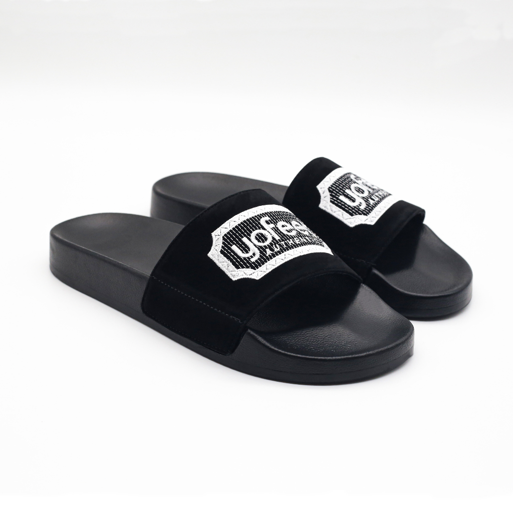 Dép nam nữ quai ngang thêu chữ , dép Nam nữ  YOFEET  trẻ trung , năng động