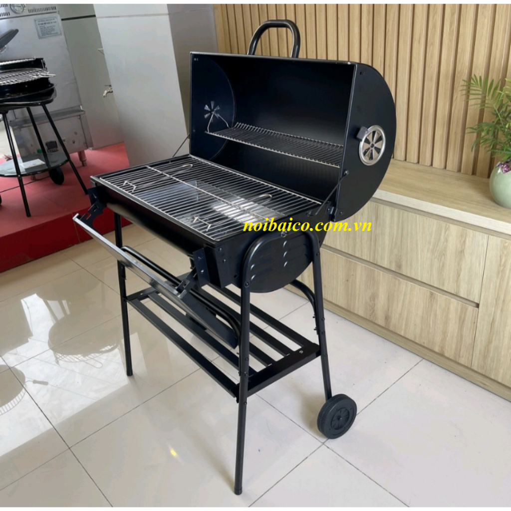 Bếp Barrel Extra G17 2023 mẫu mới có bánh xe.