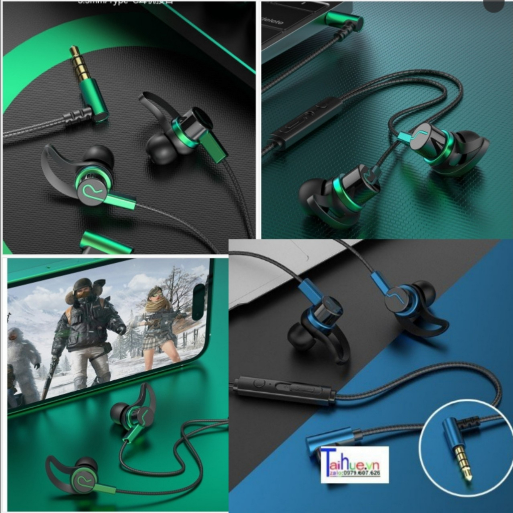 Tai nghe tích hợp micro và giắc cắm 3.5mm cho điện thoại thông minh tặng găng gaming