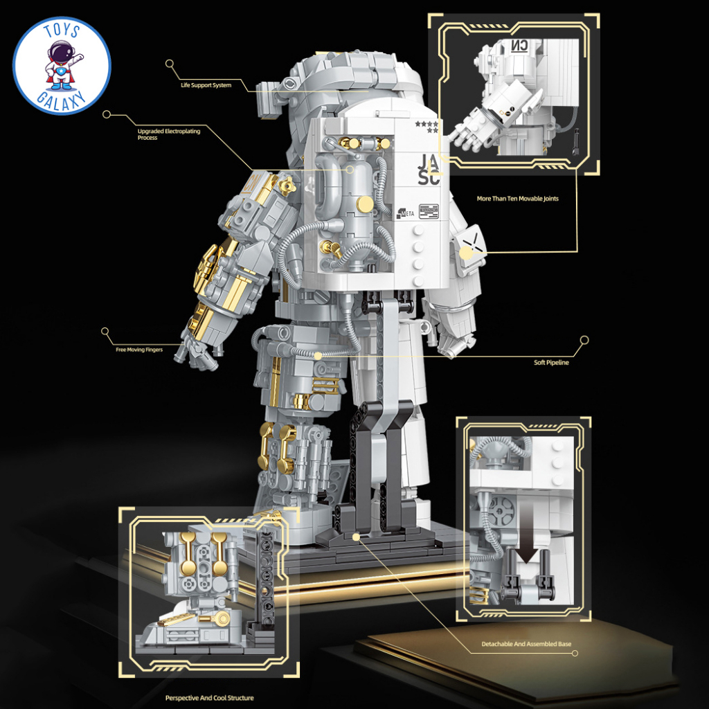 Đồ Chơi Lắp Ráp Mô Hình Phi Hành Gia Breaking Dawn Astronaut / Tàu Vũ Trụ / Phi Thuyền Không Gian JK9116