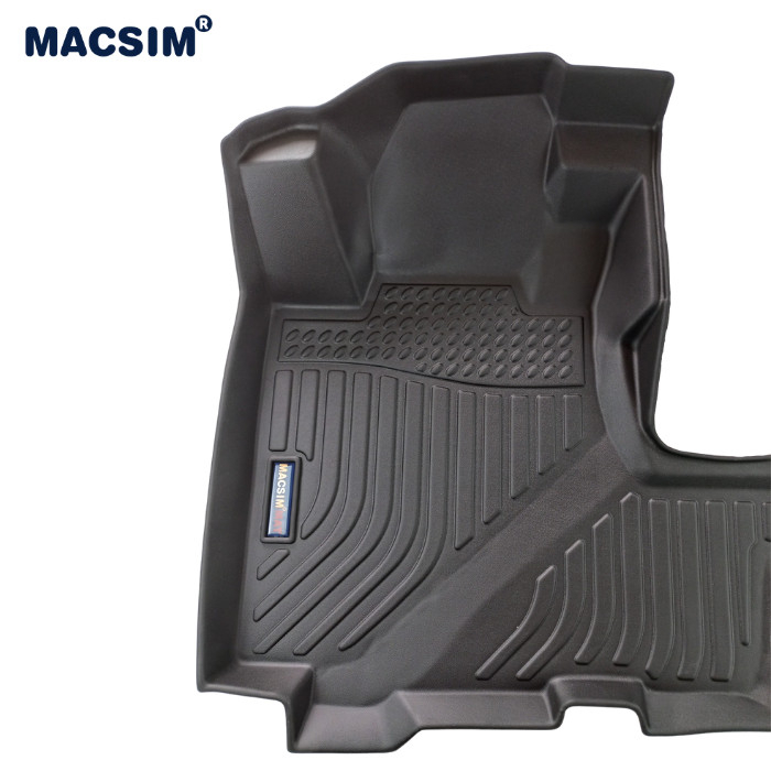Thảm lót sàn xe ô tô Honda CRV 2007-2012 Nhãn hiệu Macsim chất liệu nhựa TPE hàng loại 2