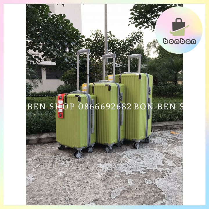 Vali Khoá Kéo Nhựa Dẻo Chống Bể Vỡ Va Đập, Bánh Xe Quay 360*