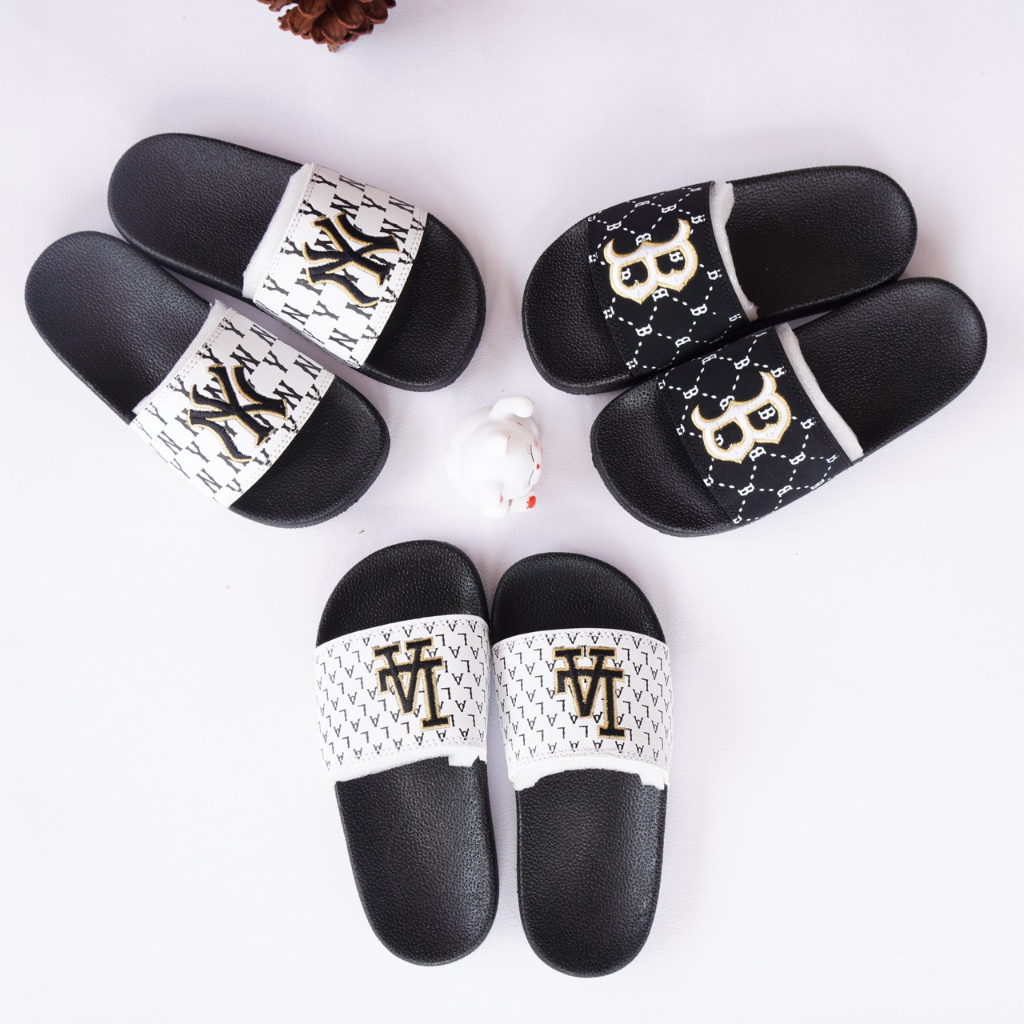 Dép lê trẻ em quai ngang in NY,dép lê bé trai bé gái đế mềm chống trơn trượt hot trend