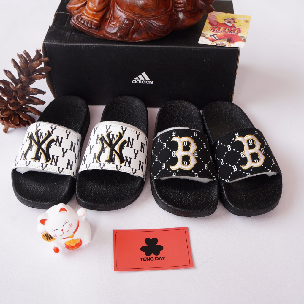 Dép lê trẻ em quai ngang in NY,dép lê bé trai bé gái đế mềm chống trơn trượt hot trend