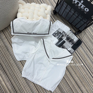 Set áo sơ mi + chân váy Meo Meo( có bán rời)