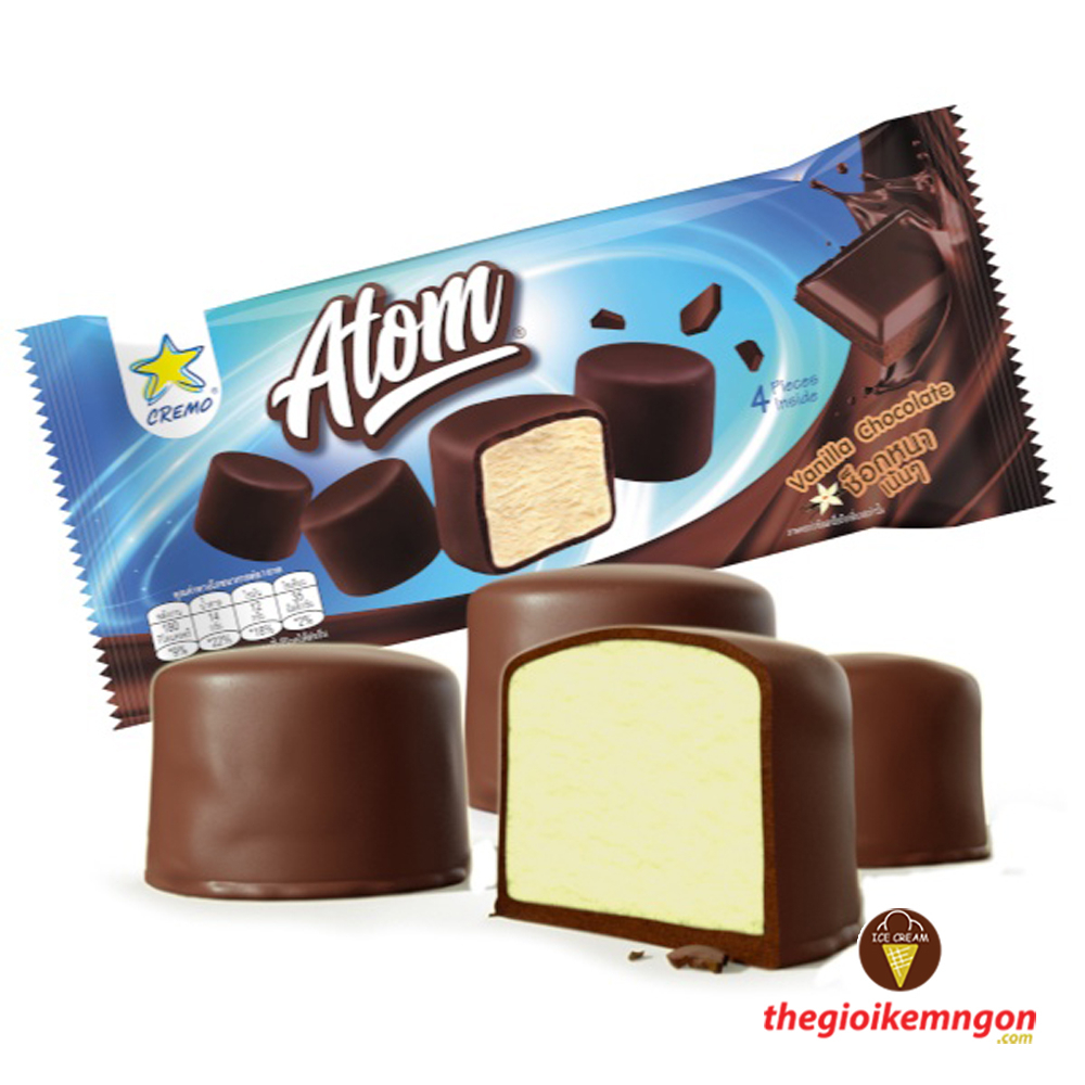 Kem viên socola Cremo Atom Thái Lan