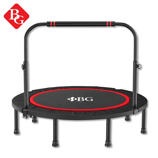 BG-Sàn nhún tập thể dục Trampoline khung thép mẫu mới nhất có tay bám an toàn , Đệm nhún lò xo dành cho mọi lứa tuổi