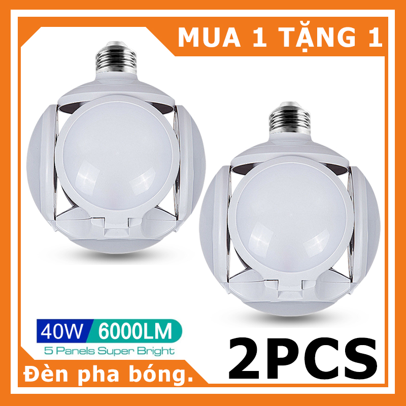 【Mua 1 cái , giao 1 cái】Đèn LED UFO trái bóng siêu sáng và tiết kiệm điện (40W)