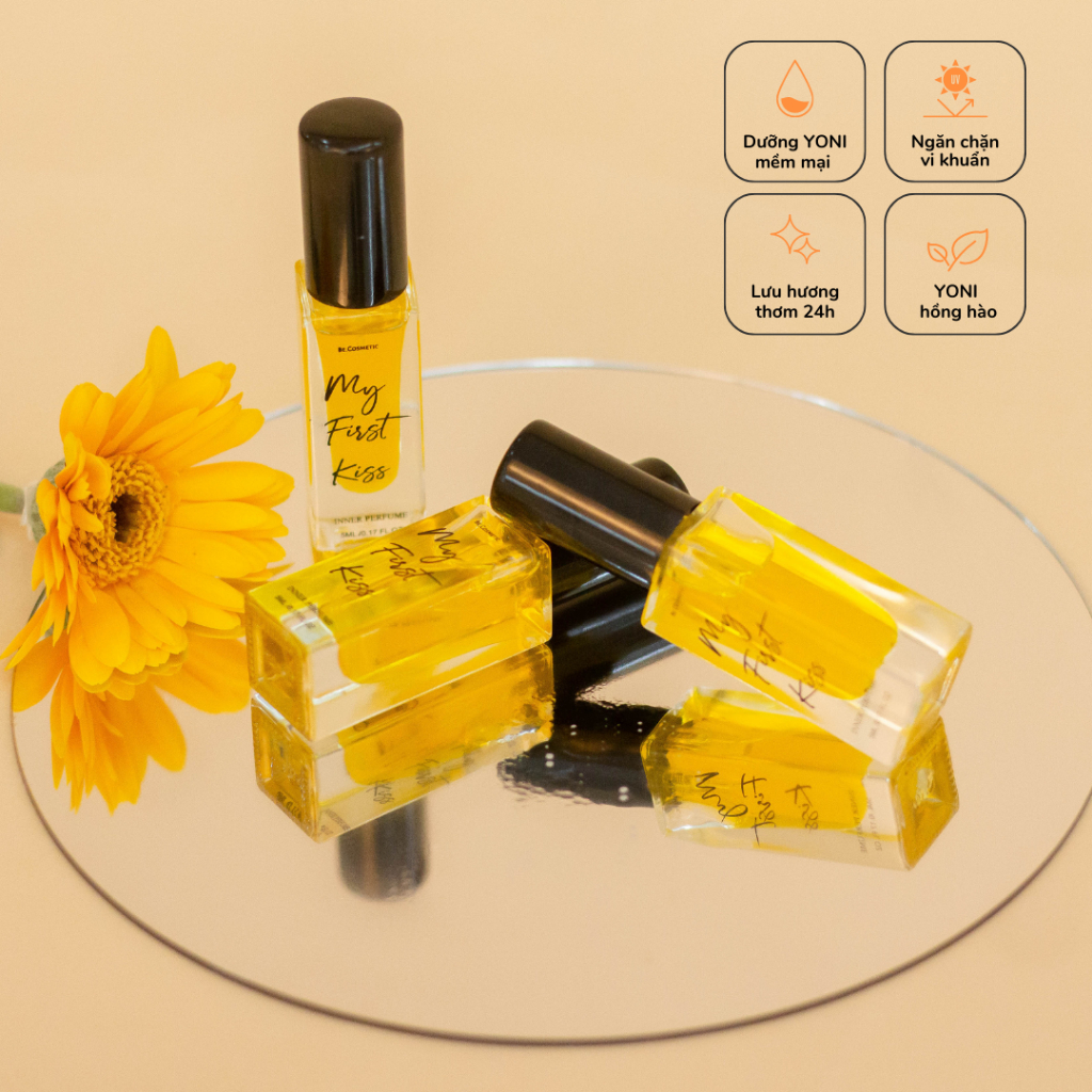 Nước hoa vùng kín Becosmetic giúp lưu hương thơm, ngăn mùi khó chịu