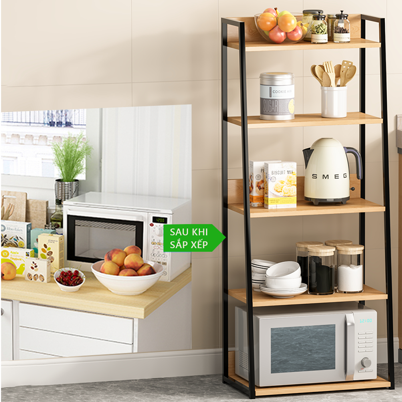 Kệ nhà bếp khung thép sơn tĩnh điện hiện đại thương hiệu MEIR FURNITURE - GM06