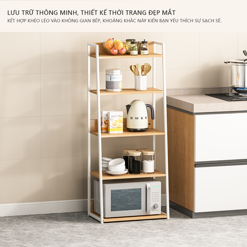 Kệ nhà bếp khung thép sơn tĩnh điện hiện đại thương hiệu MEIR FURNITURE - GM06