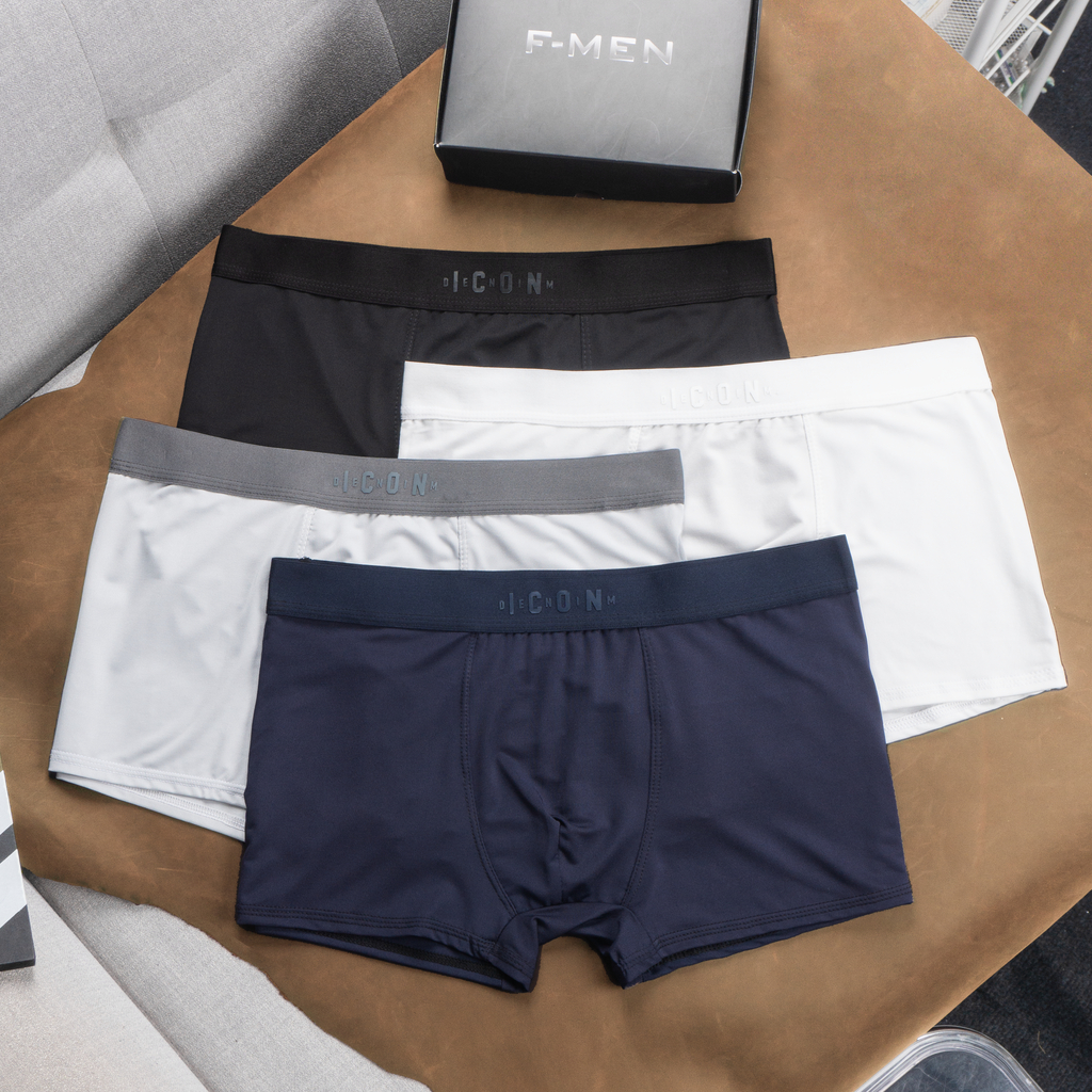 Quần lót nam, quần boxer nhiều màu chất thun lạnh mềm mịn siêu mát, thấm hút mồ hôi -Boxer icon 5.0
