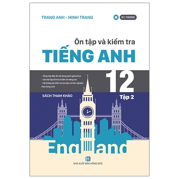 Sách - Ôn tập và kiểm tra tiếng Anh 12 - Tác giả cô Trang Anh