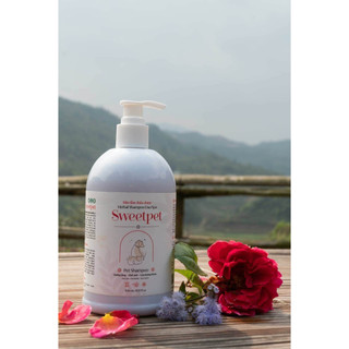 Herbal shampoo DaoSpa Sweetpet pet shampoo 500ml 10.15 fl oz sữa tắm thảo dược thiên nhiên cho chó mèo made in Việt Nam