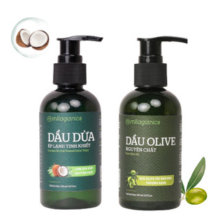 Dầu Olive MILAGANICS Pure Olive Oil 100ml /150ml dưỡng tóc mềm mượt / Dầu Dừa Nguyên Chất Milaganics / xịt bưởi