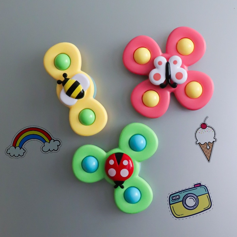3 đồ chơi con Quay spinner hình con bọ đang yêu. ĐTBX
