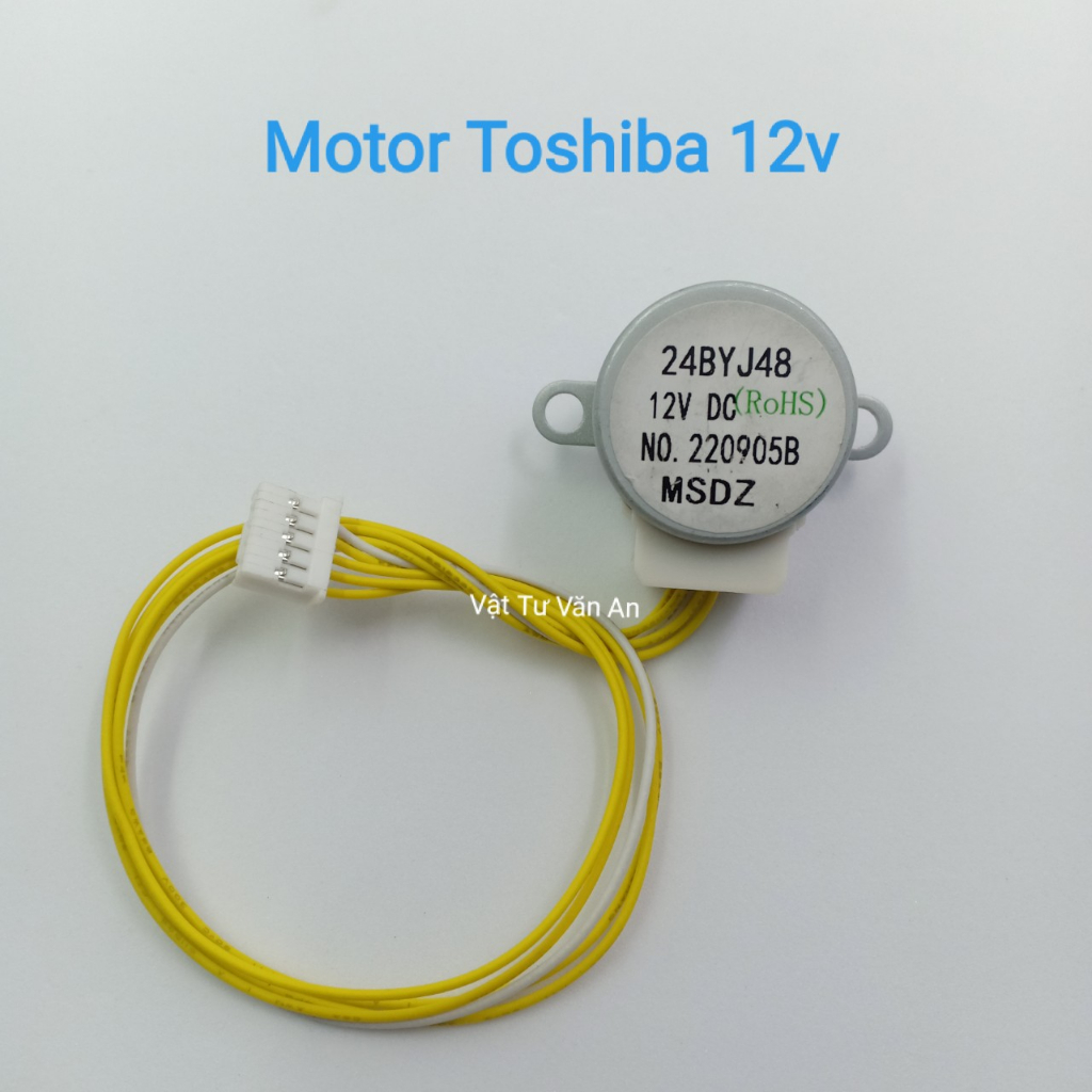 Motor cánh vẫy điều hòa đảo gió điều hoà mô tơ máy lạnh Toshiba 12v