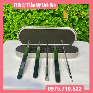 Bộ dụng cụ lấy mụn, 1 bộ có 5 món để lấy nhân mụn