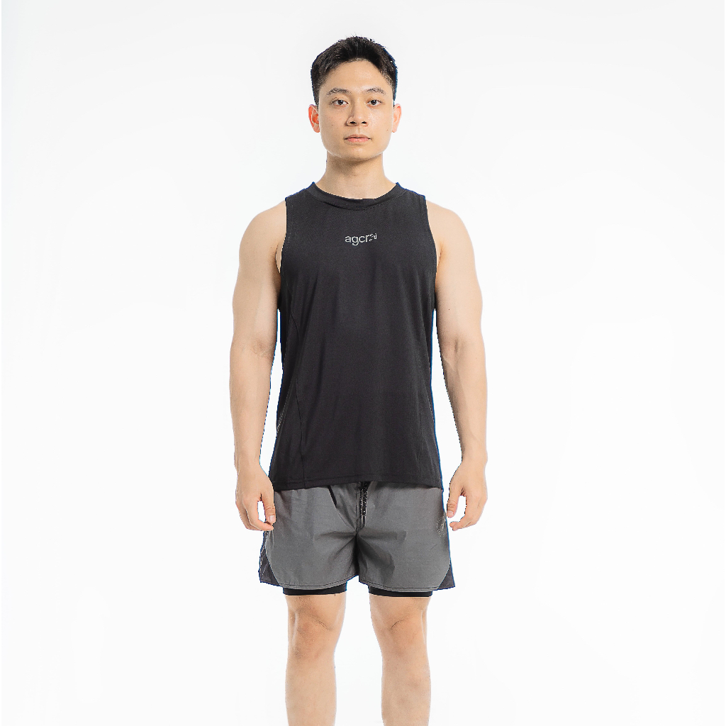 Áo tập thể thao siêu nhẹ dáng ba lỗ AGCR Lightweight Training Tank tập luyện, chơi thể thao trong nhà ngoài trời