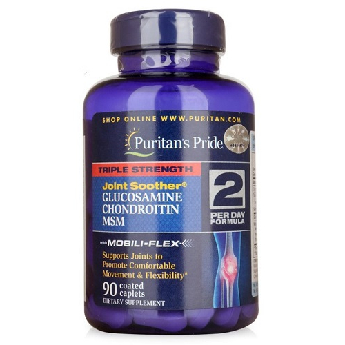 Viên Bổ Sung Glucosamine MSM Puritan's Pride Của Mỹ_90 viên