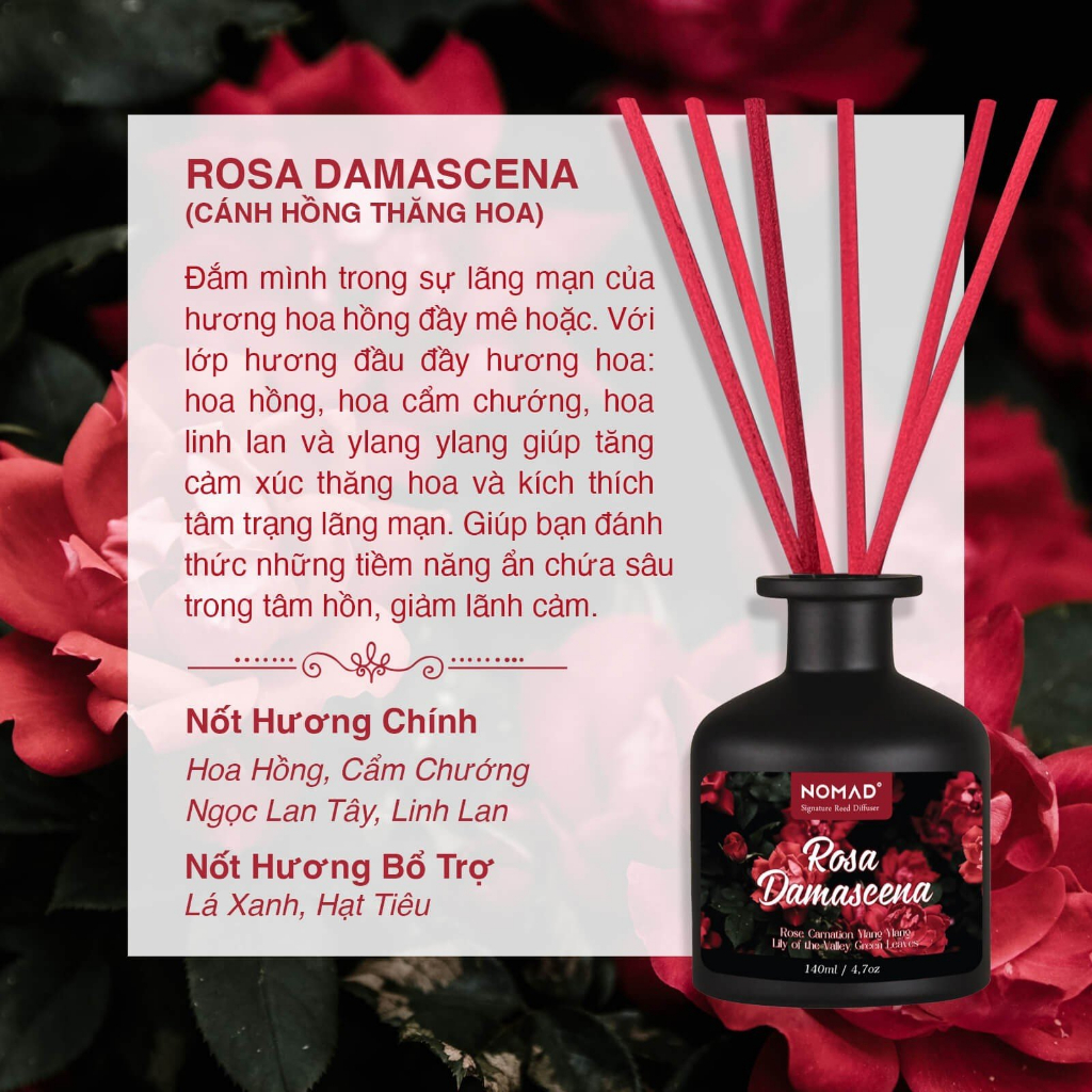 Tinh Dầu Thơm Phòng Nomad Reed Diffuser 140ml