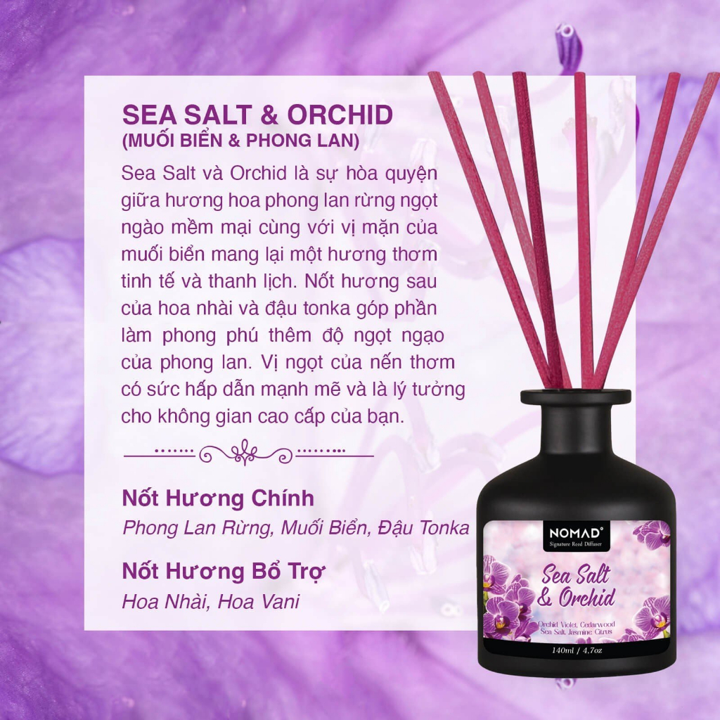 Tinh Dầu Thơm Phòng Nomad Reed Diffuser 140ml