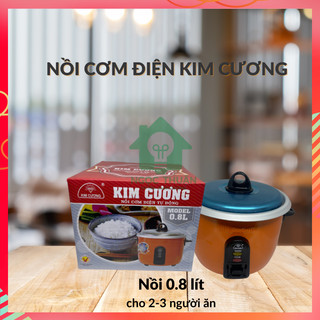 [CHÍNH HÃNG] Nồi cơm Kim Cương nắp rời 0.8 lít