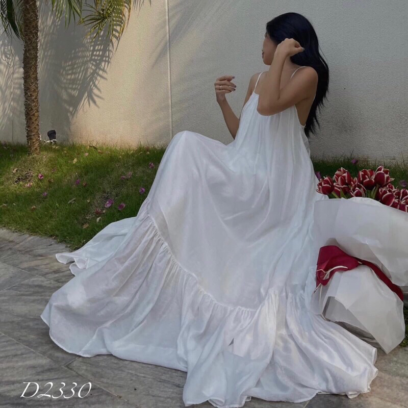 Váy Maxi Hở Lưng Sang Chảnh