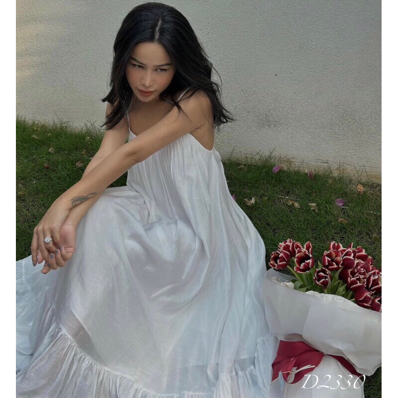 Váy Maxi Hở Lưng Sang Chảnh