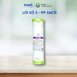 Lõi lọc nước số 3, Lõi PP 1 Micron dùng cho các dòng máy lọc nước RO, Geyser, Kangaroo, Karofi, Aqua...